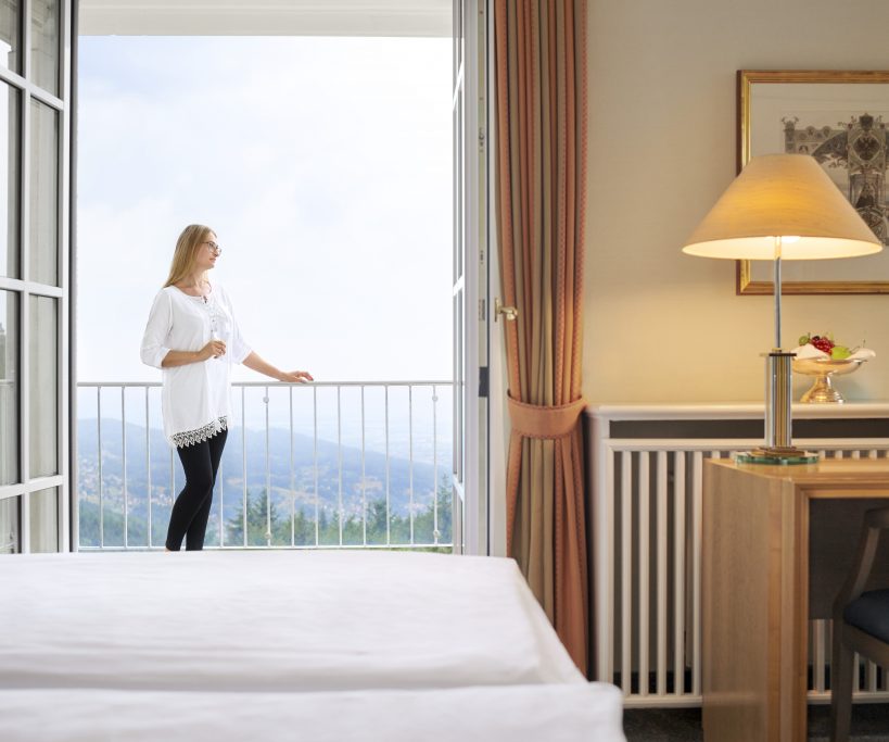 Patientin im Zimmer